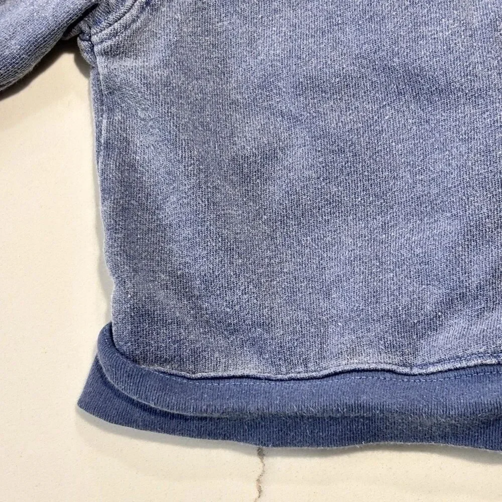 Carter's Infant Baby Boys Blue Orange Full Zip up Team Hoodie Size 6M Sweatshirt